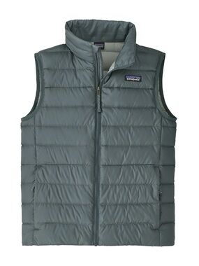 Patagonia Kids Down Sweater Vest Size S (7-8) Nouveau Green